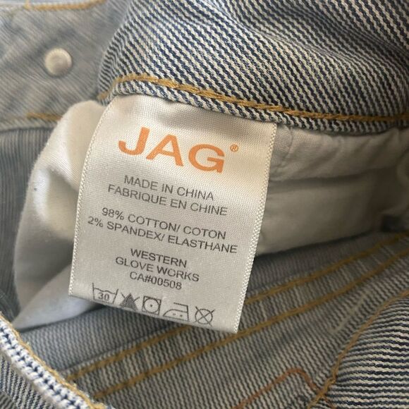 Jag Jeans Classic Fit Capri Womens 2 Light Wash AU0314 - Picture 5 of 9